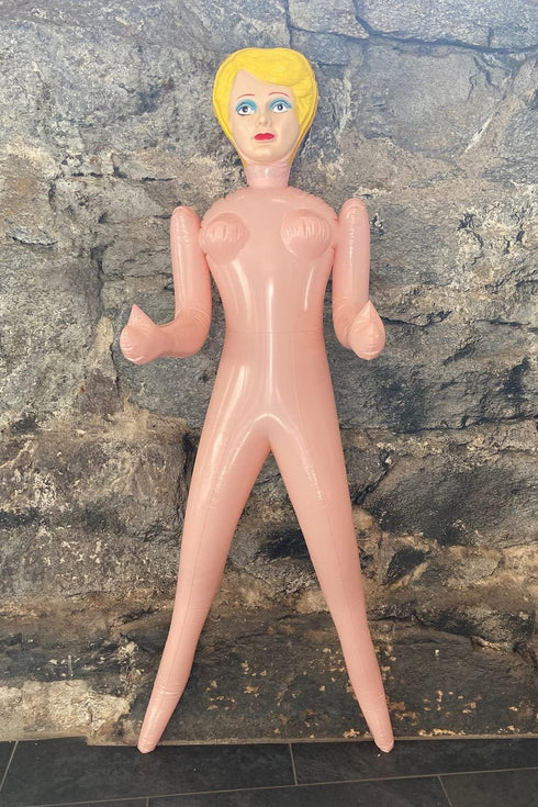 GINGER Inflatable Blow Up Doll 58" for Parties, Pranks, Halloween, Birthday, Gag Gift, Holidays (Judy)