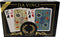 DA VINCI Fiori - Italian 100% Plastic Playing Cards - 2 Deck Set, Poker Size Large Print Jumbo Index