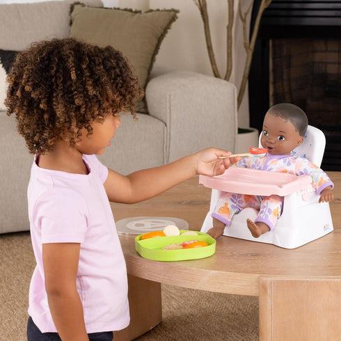 1-3, 11 Set Play Kitchen Accessories for Toddlers Piece Play Food with Plastic Fruits, Fork & Plate, for Kids Kitchen