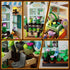 TYCOLE Set 1077 8-12 Flower House Building with LED Lights, PCS City Greenhouse Building Block Toy, Garden House