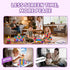 52PCS Set 3+ Mini Magnetic Tiles for Toddlers,Travel Magnetictile with Iron Case for Kids,Magnet Blocks Building Toys