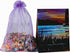 Moruska Sunrise Sailing Boat - 1000 Piece Wooden Jigsaw Puzzle - Gradient Color Oil Painting