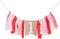 UOAOU High Chair Banner First Birthday Girl Highchair Banner 1st Birthday Girlone Banner