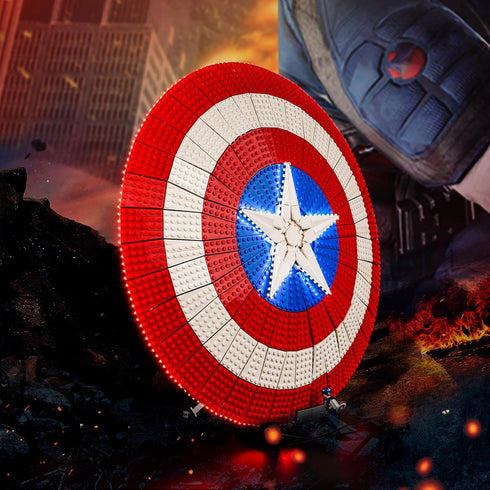 Hilighting Upgraded Led Light Kit for Lego Captain America’s Shield Building Set - Compatible with Lego 76262 (Model