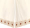 Crane Baby Crochet Crib Skirt, Cream Bed Skirt for Nursery Cribs, Neutral