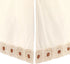 Crane Baby Crochet Crib Skirt, Cream Bed Skirt for Nursery Cribs, Neutral