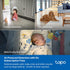 Tapo 4K 360 C260 Indoor Pan/Tilt Wired Security Camera - Works as a Baby Monitor, Person/Pet Detection, Facial