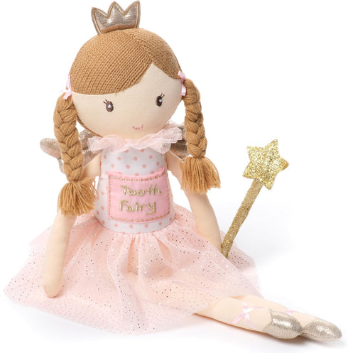Bearington Pixie Soft Plush Tooth Fairy Doll - 14 Inches