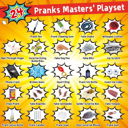 35 wookidel Prank Stuff - Pranks for Kids & Adults, April Fools, Halloween, Christmas & Birthdays