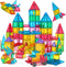 Jasonwell 65pcs Magnetic Tiles Building Blocks Set for Boys Girls, Educational Magnet Construction Kit, STEM Toys for