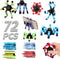 Hdnpea Easter Basket Stuffers for Kids, 72PCS Glow Transformable Fidget Spinners for Kids