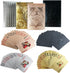 Waterproof Playing Cards, 4 Decks Plastic Black Rose Gold Foil Poker Cards for Game Parties