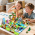 25 Set 8 Pack 6+ (1460PCS) HOGOKIDS Animals Zoo Building with Play Mat - Zoo Scene modules Blocks Toy for Easter