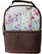 Generic insulated breast pump bag with ice pack fits 6 baby bottles floral