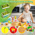 78Pc Pretend Play Food for Kids Kitchen, Cutting Toy Food with Storage Basket, Play Kitchen Accessories, Food Toys