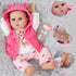 Reborn Baby Dolls 22 Inch Realistic Newborn Girl Handmade for Kids 3+ Year Old