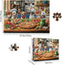 1000 Funny Dog Pizza Jigsaw Puzzle, Piece Puzzle for Adults, Food Kitchen Puzzles, Animal Pet Lover Challenging