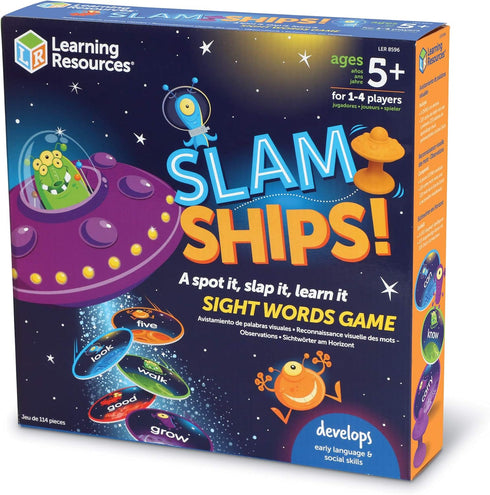 Learning Resources Slam Ships Sight Words Game - Ages 5+ Educational and Fun Games for Kids