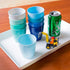Youngever 9 Pack Kids Cups - 8 Ounce Unbreakable Toddler Drinking Cups (Coastal Colors)