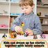 TWERF 30 Pack Set 6-12+ Party Favors for Kids- Animals Building Blocks Goody Bags Stuffers Classroom Prizes Easter