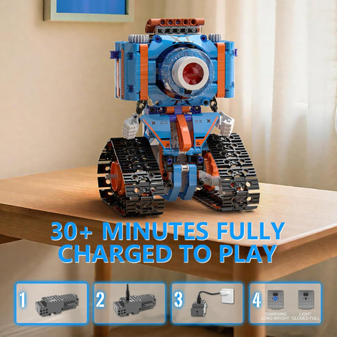 GLSQWZXD 5in1 6-12, Sets, Set Robot Building Kits for Kids APP & Remote Control STEM Robot Building Toys for Kids