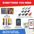 6+ 50+ 500+ 6-7-8-9-10 Doctor Jupiter My First Paper Airplane Book Kit for Kids Ages | Make & Fly Paper Airplanes