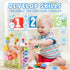 1 2 3 1st 12+ Wooden Activity Cube | Montessori Toys for Year Old Toddlers | One Year Old First Birthday Gift |