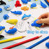 40 pcs Sea Animal Erasers for Kids, 3D Take Apart Pencil Erasers for Classroom Prizes and Party Favors