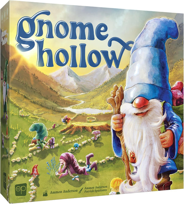 Gnome Hollow Board Game, Thematic Gnome and Garden Tile Laying & Worker