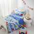 4-Piece Set, 1 1 1 1 Set, Set, PINNKKU Toddler Bedding Includes Flat Sheet, Fitted Sheet, Comforter and Reversible