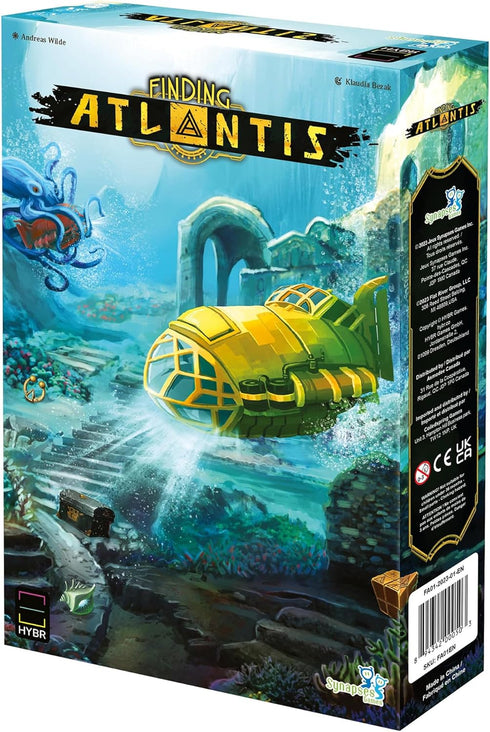 1 4 45 14+ Synapses Games | Finding Atlantis | Exploration & Deduction Game | Digital App Companion | to Players |