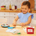 18+ 3+ Little Tikes Creative Chefs Pizza Kit with Special Make-It Mix Play Sand, Accessories, Realistic Pretend Play