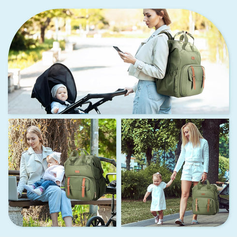 mommore Backpack S1,S2 Backpack 15.6 inch Breast Pump for Spectra Medela Large Diaper for Working Moms with Laptop