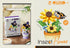 Sacblirr Set 4 of Mini Flower Bonsai with Cute Insects - DIY Potted Plant Building Blocks for Kids and Adults