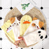 PHOGARY 5-Pack 4.59 inch Microfiber Body Wash Mitts, Super Absorbent & Soft Face Washcloths Gloves in Cute Animal Style