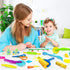 Gerute 28Pcs Dough and Clay Play Tools Kit for Kids, Modeling Clay Accessories with Animal Cutters, Rolling Pins