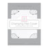 Changing Pad Cover in Soft Cotton - Black Hedgehogs
