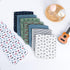 Sets 8 Pack Hakochia Burp Cloths for Baby Boy & Girl Organic Cotton Large Unisex Burp Clothes Extra Absorbent Soft