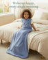 1.0 3T-4T-5T PurComfy Extra-Long Toddler Sleep Sack, Premium Bamboo Viscose Warm Sleeping Bag Supersoft TOG Wearable