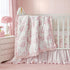 100% Country Brandream Organic Crib Fitted Sheets for Baby Girls, Grandmillennial Fitted Crib Sheet for Standard Crib