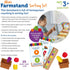 Set, Sets Learning Resources Mini Farmstand Sorting Play Food for Kids Kitchen, Grocery Store Pretend Play, Montessori