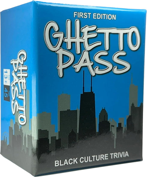 LewisRenee Ghetto Pass Black Culture Celebration Card Game: Perfect for Family Game Nights,