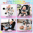 0-6 Spiral Car Seat Toys for Babies, Months Stroller Pram Activity Hanging Toys High Contrast Black and White Sensory