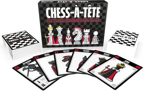 Chess-a-tete 2 Chess--Tte Player Strategy Card Game for Adults & Teens | Chess-Inspired Tactical Battles | Fast