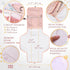 2-in-1 Premium Portable Diaper Changing Pad CPC Certified Waterproof Diaper Clutch & Changing Mat with Head Cushion