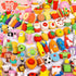 100 Pack Animal Erasers, 3D Puzzle Pencil Erasers for Kids, Bulk Treasure Box Toy for Classroom