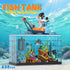 NERCISU Set, Set 8-12+ Adults(830PCS) Fish Tank Building Blocks Aquarium Building with LED Lights, Including Ocean