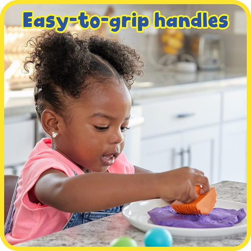 2 Set 4 2+ READY LEARN Paint & Dough Animal Rockers | of | Ages | Easy-grip Arts and Crafts Stampers for Kids | DIY