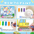 SOCOLER 1-3, 4-8 Paint with Water Coloring Books for Toddlers, Traffic Theme Mess Free Watercolor Painting Papers