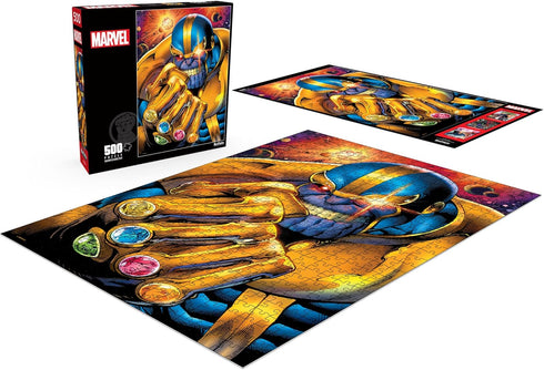 Buffalo Games - Marvel - Thanos - 500 Piece Jigsaw Puzzle for Adults, Perfect for Game Nights